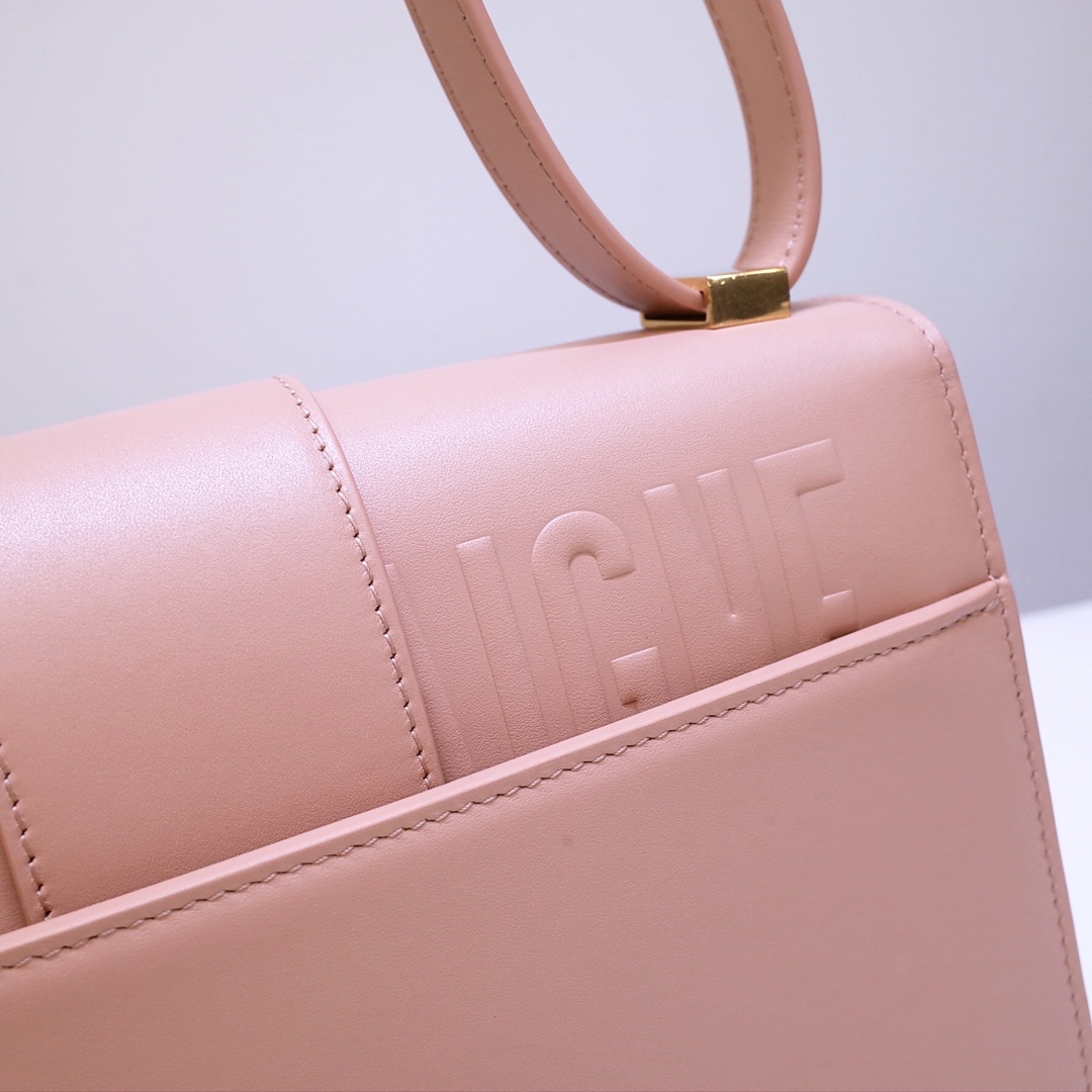 30 Montaigne Bag Pink Box Calfskin